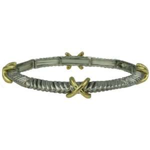  Summery Stretchable Silver Bracelet: Jewelry