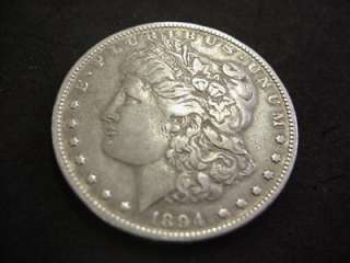 1894 P MORGAN SILVER DOLLAR VF/XF *DIRT CHEAP* *SCARCE*  