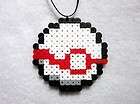 Pokemon Premier Ball Pokeball Necklace Bead Sprite Perler Art