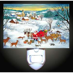  White Christmas Decorative Night Light: Home Improvement