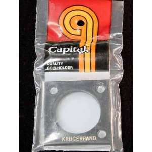  Capital Plastics 2x2 Holder   KRUGERRAND in Black 