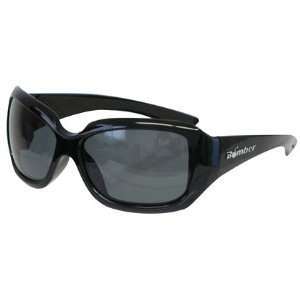  Eyewear Sugar Bomb Gloss Black Frame/Smoke Lens Sunglasses Automotive