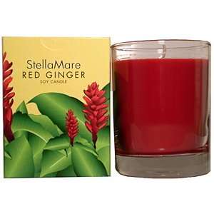   Mare Red Ginger Soy 10 Ounce Candle In Glass: Health & Personal Care