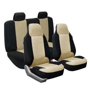 FH FB107114 Trendy Corduroy Car Seat Covers, Airbag compatible and 
