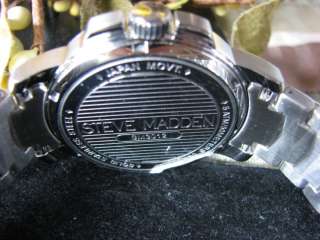 STEVE MADDEN SEA STAR Gents Quartz Watch Retail $140.00  