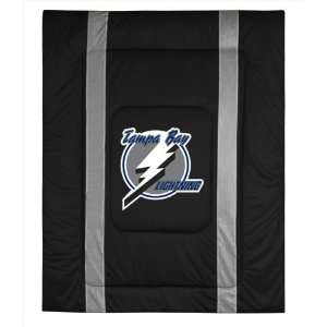   Bay Lightning NHL Sidelines Collection Comforter: Sports & Outdoors