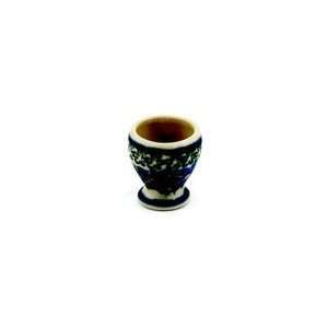 Boleslawiec Polish Pottery mini goblet H3154C pattern 1365 