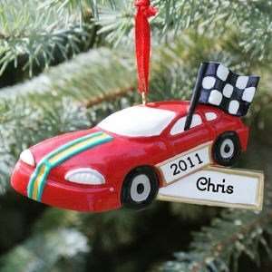  Race Car Ornament: Home & Kitchen