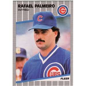  1989 Fleer #434 Rafael Palmeiro: Sports & Outdoors