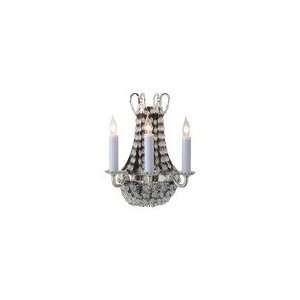 Chart House Petite Paris Flea Market Sconce in Polished Silver with 