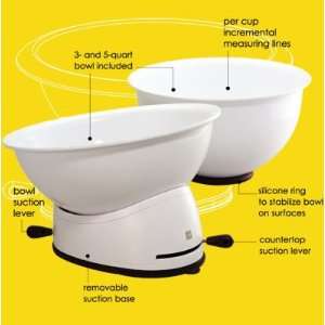  Stixx by Design for Living: Mixing Bowl Set with Suction 