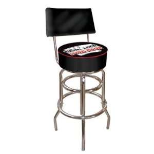  Four Aces Padded Bar Stool with Back: Furniture & Decor