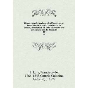  Obras completas do cardeal Saraiva : (d. Francisco de S 