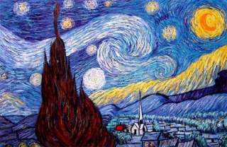Starry Night 1889 Handmade Modern Art Vincent Van Gogh  