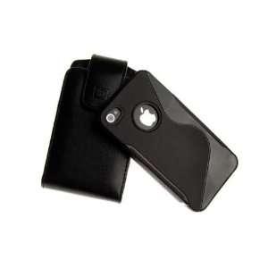  Apple iPhone 4G/4S CASE123 Holster with Belt Clip and TPU Gel Grip 