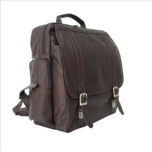  Vertical Leather Backpack w Laptop Pocket