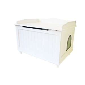    Designer Catbox Litter Box Enclosure in White