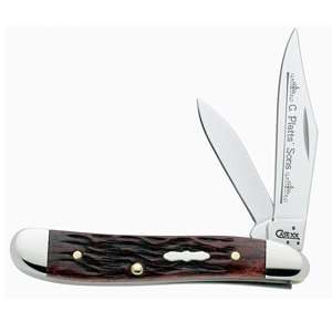   Blade Knife with Mahogany C. Platts Sons Handle: Sports & Outdoors