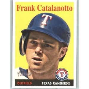  2007 Topps Heritage #88 Frank Catalanotto   Texas Rangers 
