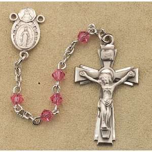  Sterling Silver Rosary Rosaries Catholic Genuine Swarovski 