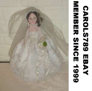 1981 Effanbee bride doll wedding gown 12  