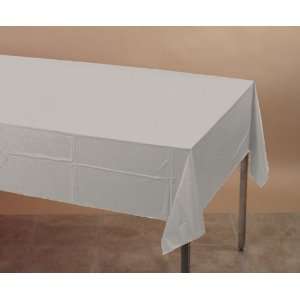  Silver Gray Paper Banquet Table Covers   24 Count 