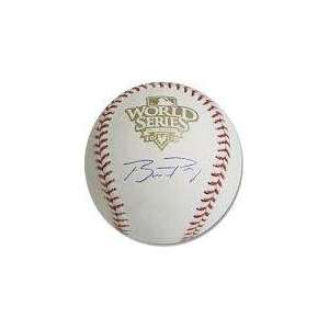  Signed Buster Posey Baseball   2010 World Series 
