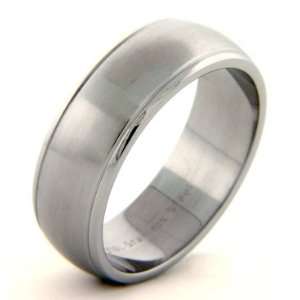  Stainless Steel Classic Wedding Ring 6mm: Jewelry