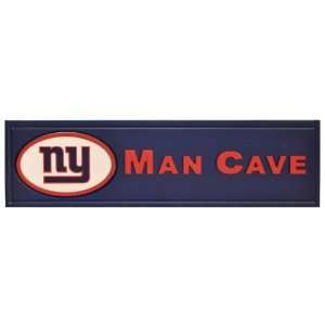    New York Giants NY Man Cave Wooden Bar Sign: Sports & Outdoors