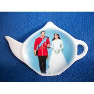  Prince William and Kate Middleton Ceramic Tea Bag Tidy 