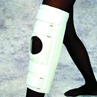 Straight Knee Leg Immobilizer Brace Wrap Splint Large  