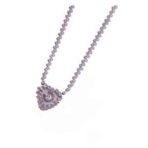  Heart Shaped Caviar Necklace (0.03 ct.tw.): Evyatar Rabbani: Jewelry