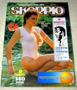 SKORPIO [August 1982] Lory del Santo, Stella Carnacina  
