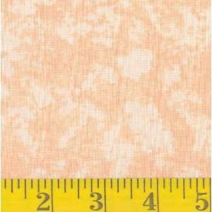  45 Wide Sponged Peach Fabric By The Yard Arts, Crafts 