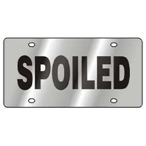  Spoiled License Plate Automotive