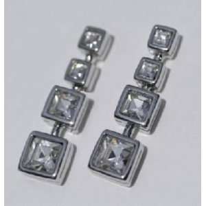  Annaleece Cubist Earrings Made with Swarovski Elements 