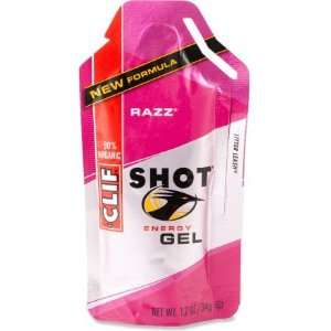  Clif Shot Energy Gel Razzberry 1.20 Ounces (24 pack 