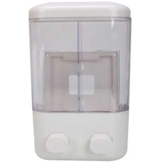 NEW Bathroom Wall Mounted Double Shower Soap Lotion Dispenser  