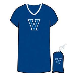 Villanova Wildcats VU NCAA Ladies Nightshirt Sleepwear With Carrying 