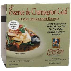   Gourmet Essence De Champignon Gold Mushroom Essence, 16 Ounce Units