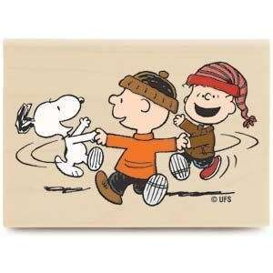  The Happy Dance (Peanuts)   Rubber Stamps: Arts, Crafts 