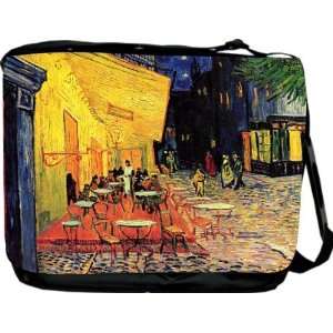  Rikki KnightTM Van Gogh Art The Café Terrace Messenger Bag   Book 