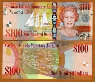 Cayman Islands, $100, 2010 (2011), P New, QEII, UNC  
