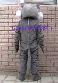 Brand new gray wolf Mascot costume adult size  