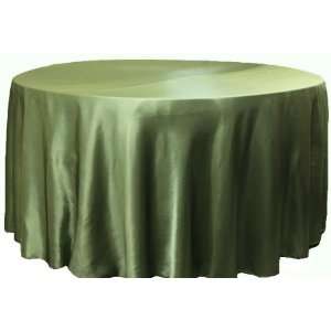  Charmeuse Satin 120 Round Tablecloth Clover Everything 