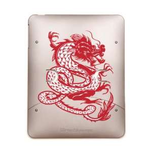  iPad 5 in 1 Case Metal Bronze Chinese Dancing Dragon 