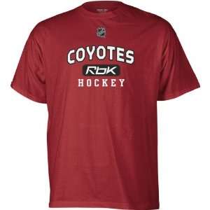  Phoenix Coyotes  Burgundy  Center Ice RBK Practice T Shirt 