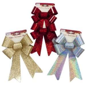  Bow Nouveau Glitter and Laser Case Pack 72   705541: Home 