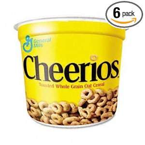 Cheerios Breakfast Cereal, 1.3 oz Serving Size Cups, 6/Box