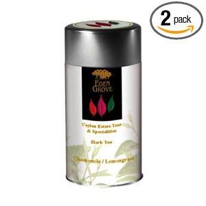 Eden Grove Chamomile Tea Lemongrass, 4 Ounce Tins (Pack of 2):  